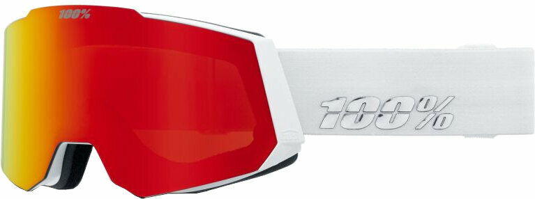 100% Snowcraft White/HiPER Red Mirror/HiPER Turquoise Mirror