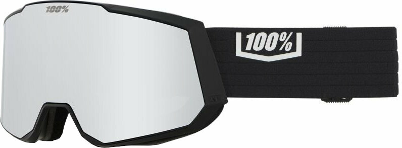 100% Snowcraft XL Black/HiPER Silver Mirror/HiPER Turquoise Mirror