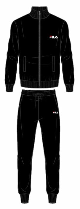Sous-vêtements de sport Fila FPW1105 Man Pyjamas Black M Sous-vêtements de sport