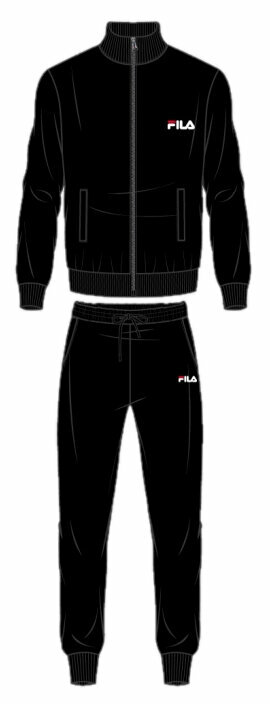 Fitness fehérnemű Fila FPW1105 Man Pyjamas Black XL Fitness fehérnemű