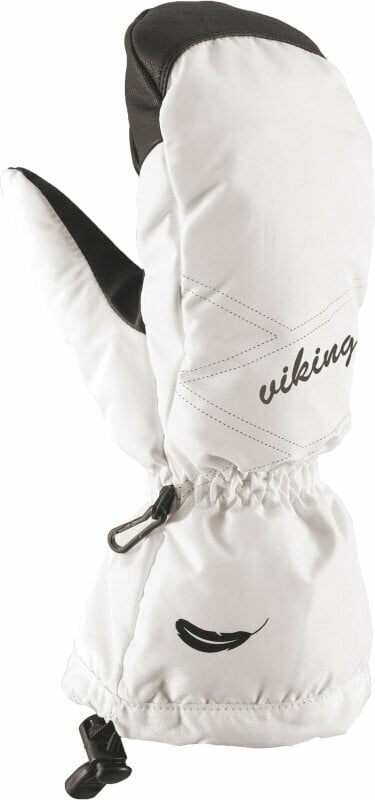 Ski-handschoenen Viking Strix Mitten White 5 Ski-handschoenen