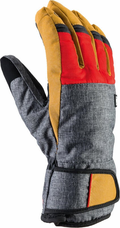 Luvas de esqui Viking Trevali Gloves Red 7 Luvas de esqui