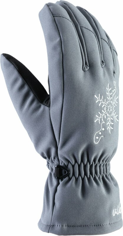 Photos - Winter Gloves & Mittens VIKING Aliana Gloves Dark Grey 5 Ski Gloves 113-21-3390-08-5 