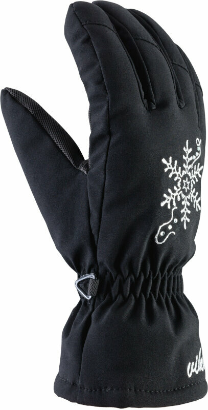 Lyžiarske rukavice Viking Aliana Gloves Black 6 Lyžiarske rukavice