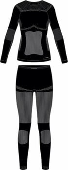 Thermischeunterwäsche Viking Ilsa Lady Set Thermal Underwear Black/Grey S Thermischeunterwäsche - 1