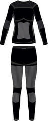 Termo spodnje perilo Viking Ilsa Lady Set Thermal Underwear Black/Grey