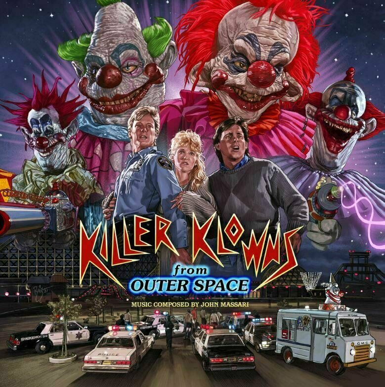 Schallplatte John Massari - Killer Klowns From Outer Space (Violet & Blue) (2 LP)