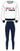 Fitness Unterwäsche Fila FPW4098 Woman Pyjamas White/Blue XL Fitness Unterwäsche