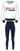 Fitness-undertøj Fila FPW4098 Woman Pyjamas White/Blue L Fitness-undertøj