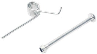 Bobslei de schi Hamax Sno Blade Break Bolt And Nut + Spring Silver Piese de schimb