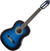 Classical guitar Valencia CG160 BUS Classical guitar 3/4 Blue Sunburst