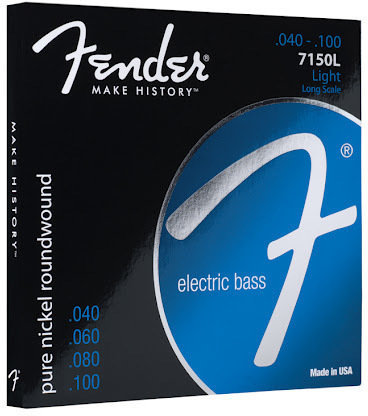 Struny pre basgitaru Fender 7150L Pure Nickel Bass Strings