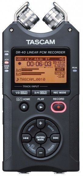 Portable Digital Recorder Tascam DR-40 V2