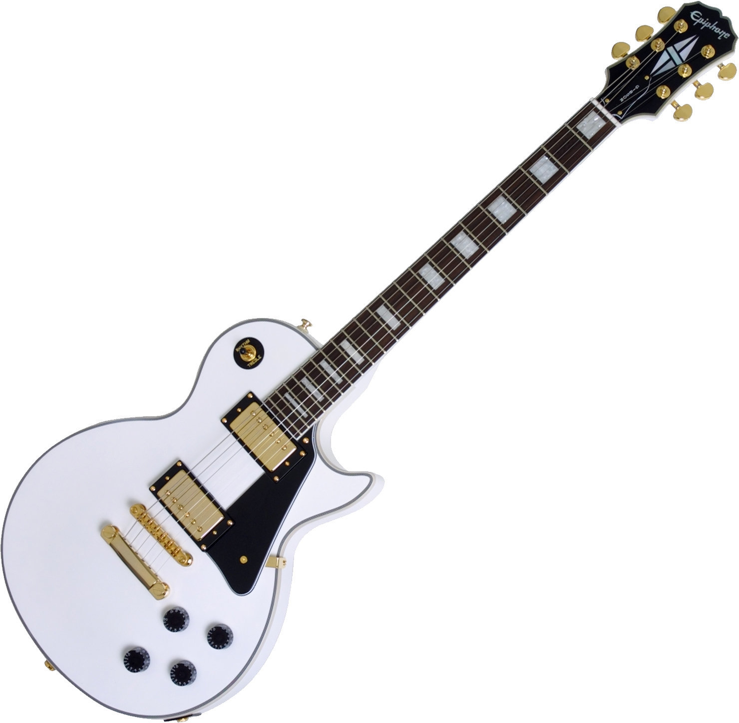 Guitare électrique Epiphone Les Paul CUSTOM PRO Alpine White