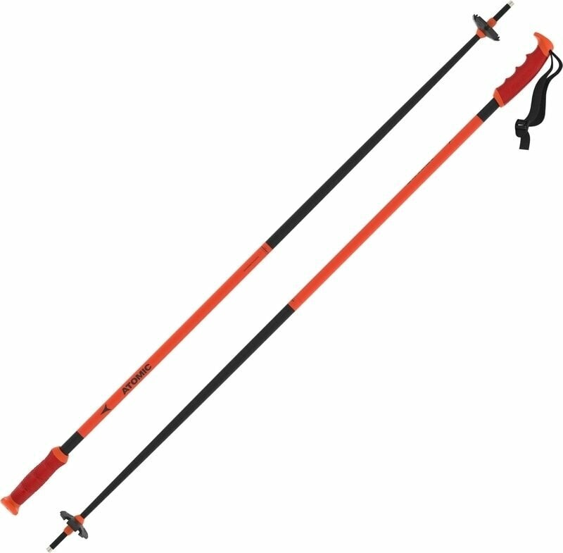 Lyžiarske palice Atomic Redster Ski Poles Red 120 cm Lyžiarske palice