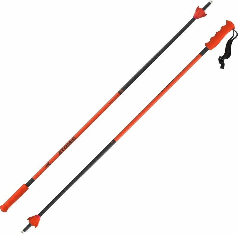 Bâtons de ski Atomic Redster Jr Ski Poles Red 85 cm Bâtons de ski
