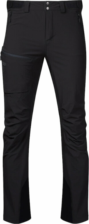Outdoor Pants Bergans Breheimen Softshell Men Pants Black/Solid Charcoal S Outdoor Pants