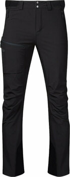 Pantaloni Bergans Breheimen Softshell Men Pants Black/Solid Charcoal S Pantaloni - 1