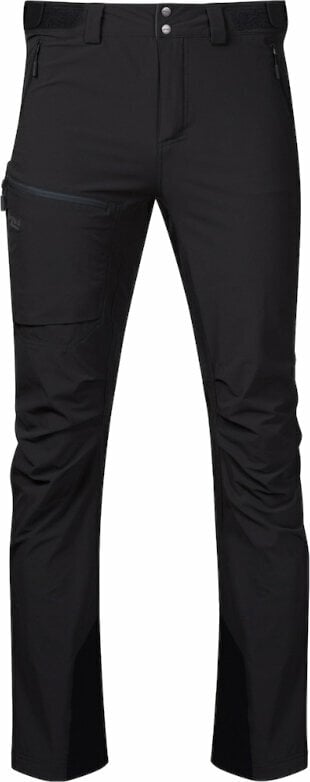 Levně Bergans Breheimen Softshell Men Pants Black/Solid Charcoal M Outdoorové kalhoty