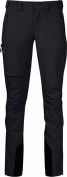 Calças de exterior Bergans Breheimen Softshell Women Pants Black/Solid Charcoal S Calças de exterior - 1
