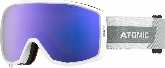 Óculos de esqui Atomic Count JR Spherical White Óculos de esqui - 1