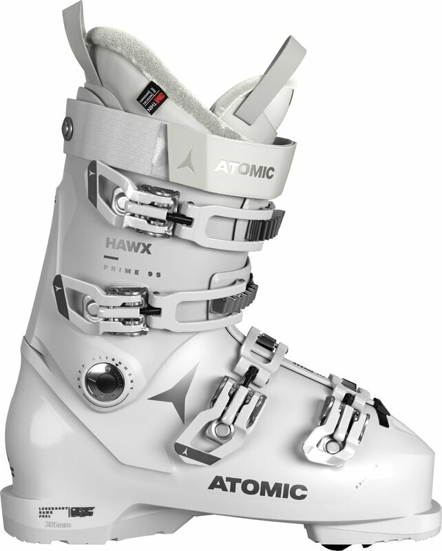 Buty zjazdowe Atomic Hawx Prime 95 Women GW Ski Boots White/Silver 23/23,5 Buty zjazdowe