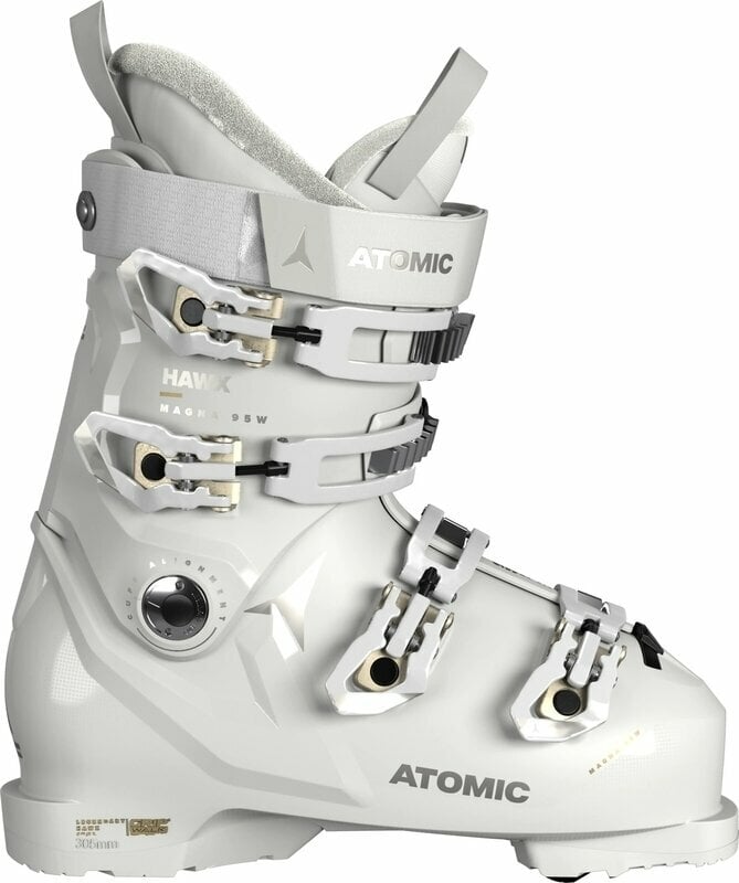 Alpine Ski Boots Atomic Hawx Magna 95 Women GW Ski Boots White/Gold/Silver 23/23,5 Alpine Ski Boots