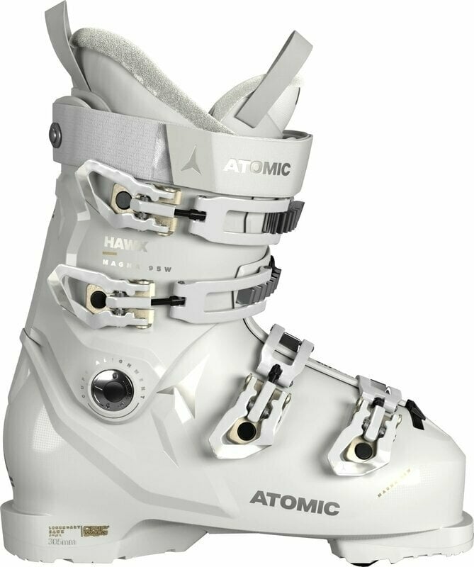 Atomic Hawx Magna 95 Women GW Ski Boots White/Gold/Silver 23