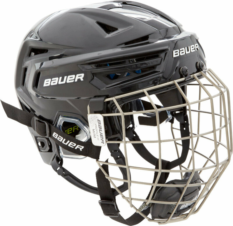 Hockeyhelm Bauer RE-AKT 150 Helmet Combo SR Zwart L Hockeyhelm
