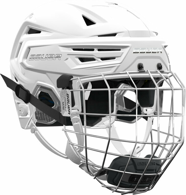 Hockey Helmet Bauer RE-AKT 150 Helmet Combo SR White L Hockey Helmet