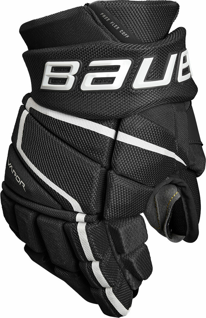 Hokejové rukavice Bauer S22 Vapor 3X JR 11 Black/White Hokejové rukavice
