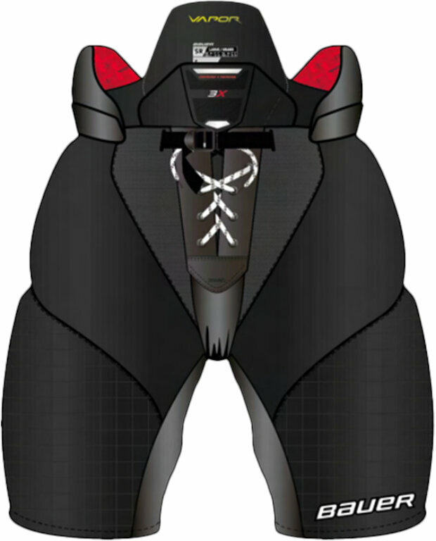 Hokejové kalhoty Bauer S22 Vapor 3X SR Black XL Hokejové kalhoty
