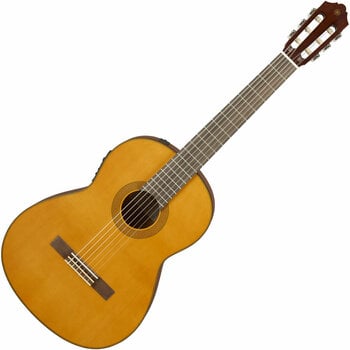 Guitarra clássica com pré-amplificador Yamaha CGX122MS 4/4 Natural - 1