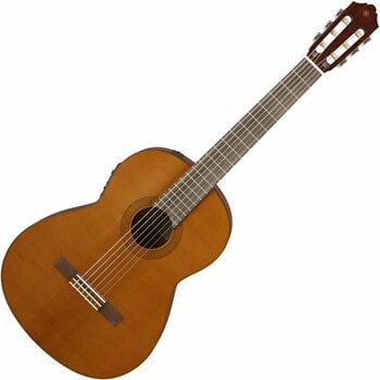 Класическа китара с предусилвател Yamaha CGX122MC 4/4 Red Cedar-Natural - 1