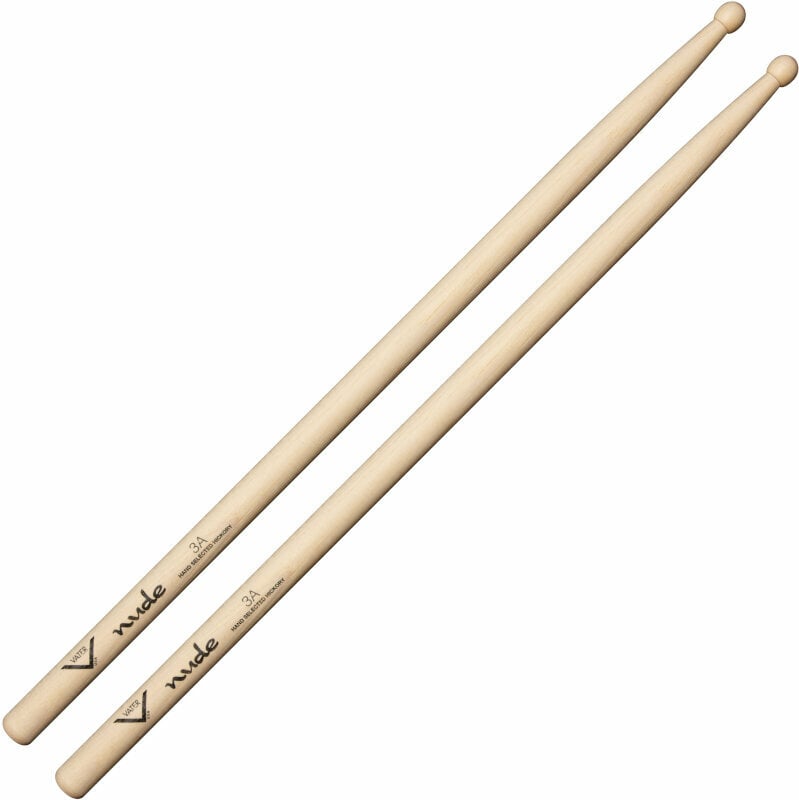 Drumsticks Vater VHN3AW Nude Series 3A Wood Tip Drumsticks