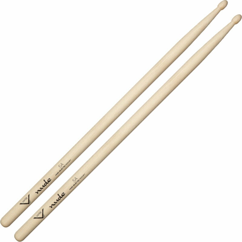 Drumsticks Vater VHN5AW Nude Series 5A Wood Tip Drumsticks