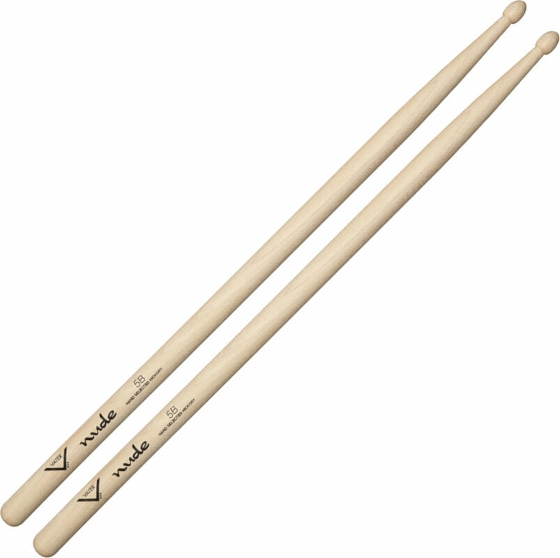 Drumsticks Vater VHN5BW Nude Series 5B Wood Tip Drumsticks