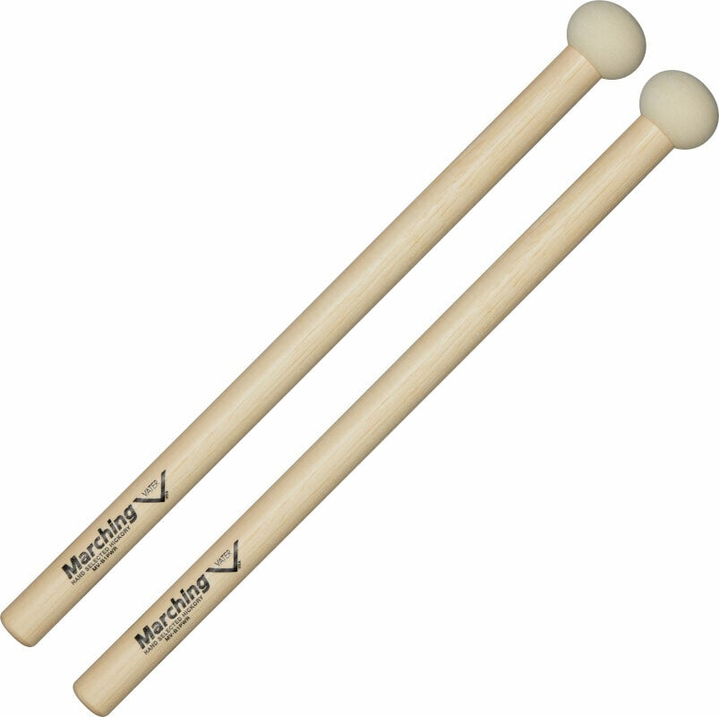 Sticks and Beaters for Marching Instruments Vater MV-B1PWR Power Bass Drum Mallet 1 Sticks and Beaters for Marching Instruments
