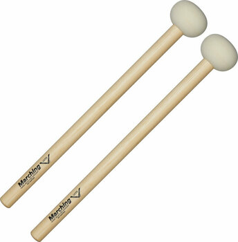 Sticks and Beaters for Marching Instruments Vater MV-B4PWR Power Bass Drum Mallet 4 Sticks and Beaters for Marching Instruments - 1