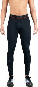Running trousers/leggings SAXX Kinetic Long Tights Black L Running trousers/leggings - 1