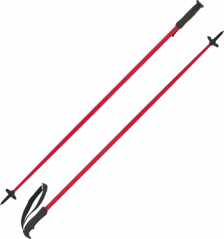 Bastões de esqui Atomic AMT Carbon Ski Poles Red 115 cm Bastões de esqui
