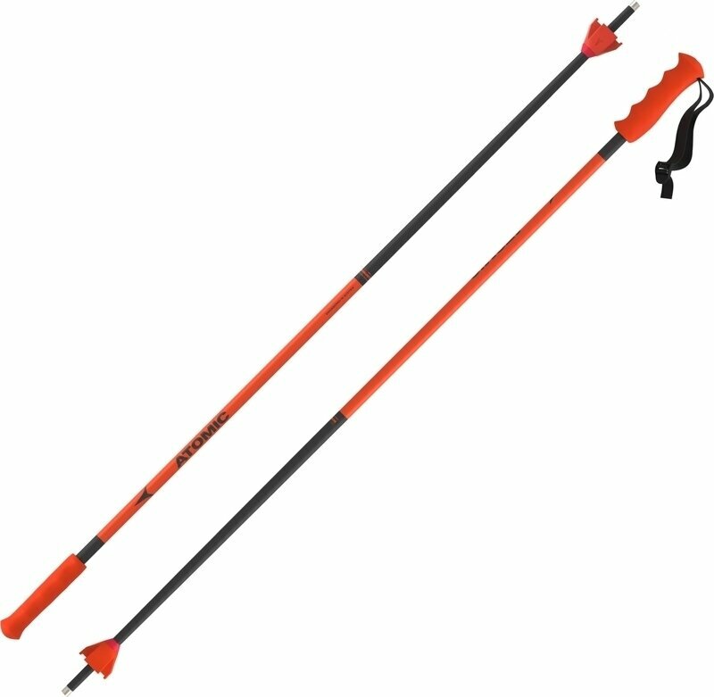 Bâtons de ski Atomic Redster Jr Ski Poles Red 105 cm Bâtons de ski