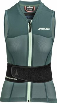Ski Protector Atomic Live Shield Vest Amid Women Dark Green/Mint Sorbet L - 1