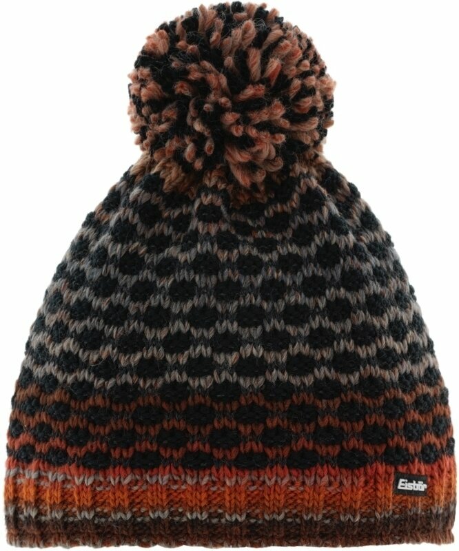 Eisbär Stravo Pompon Beanie Red/Beige/Black UNI
