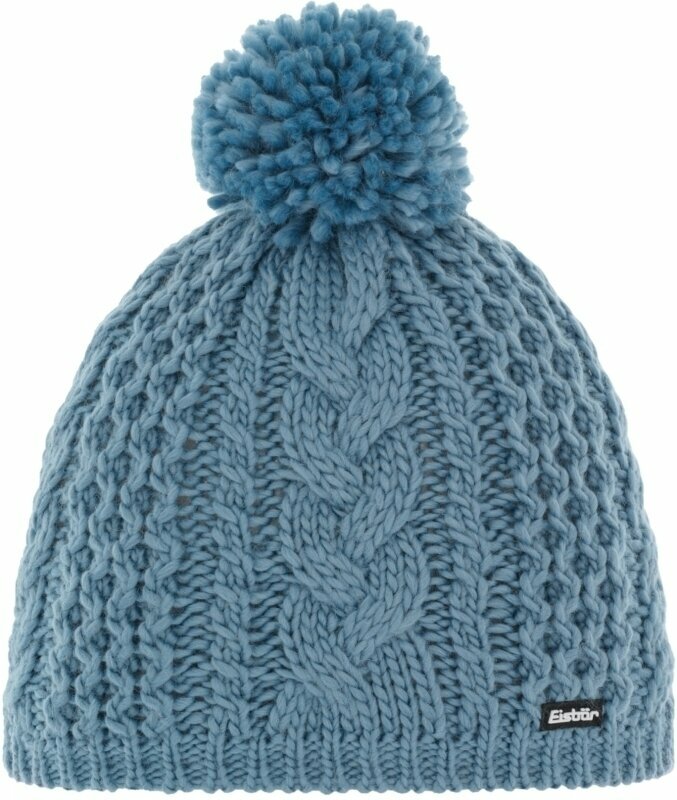 Eisbär Afra Pompon Beanie Steel Blue UNI
