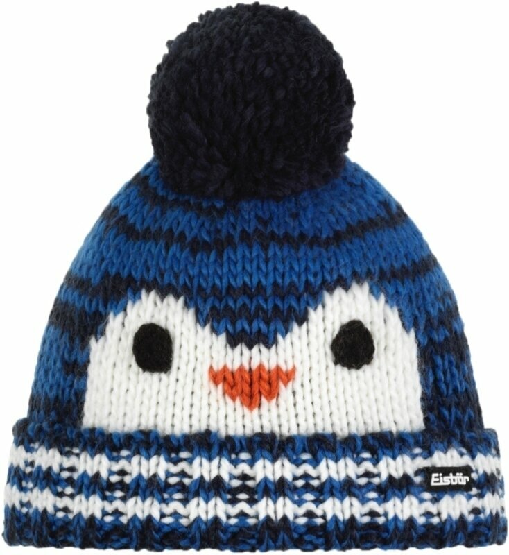 Zimowa czapka Eisbär Rico Pompon Kids Beanie Blue/White/Red/Grey UNI Zimowa czapka