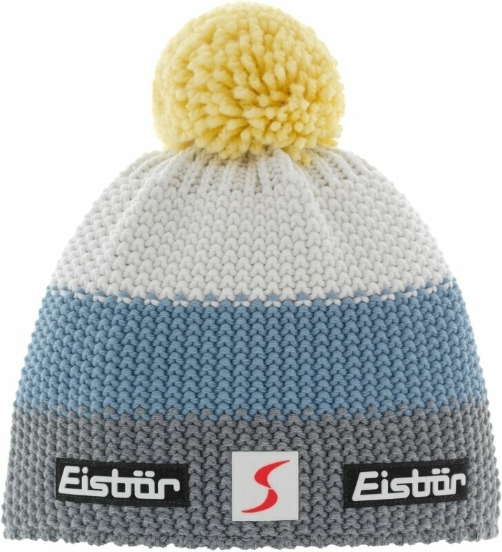 Eisbär Star Pompon SP Beanie Grey/Blue/White/Yellow UNI