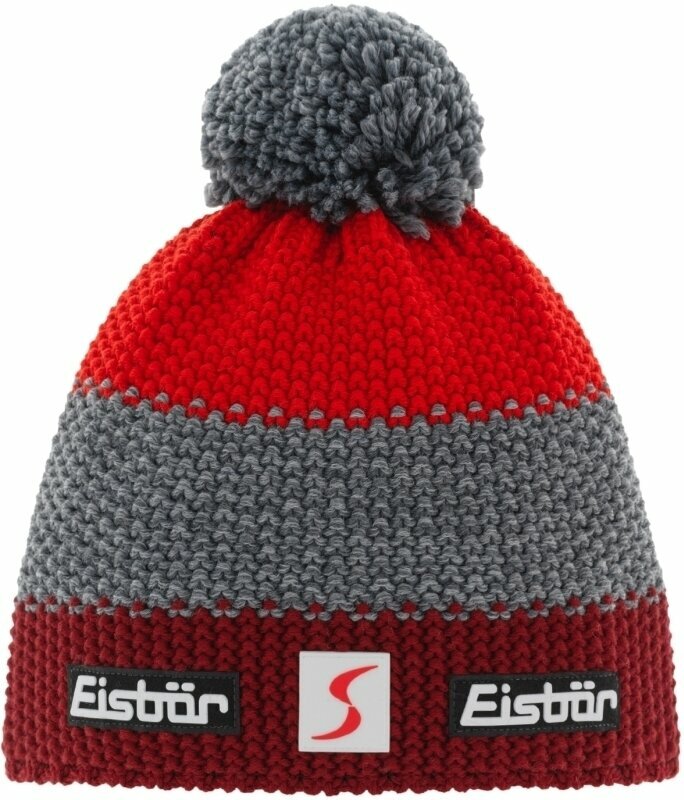 Eisbär Star Pompon SP Kids Beanie Bordo/Grey/Red UNI