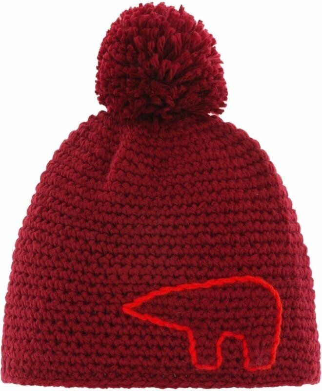 Eisbär Jay Pompon Beanie Dark Red UNI