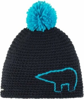 Zimowa czapka Eisbär Jay Pompon Beanie Black/Blue UNI Zimowa czapka - 1